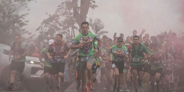 AL MÁXIMO. Una de las largadas del fin de semana. La cita copó los alojamientos de la localidad y alrededores.