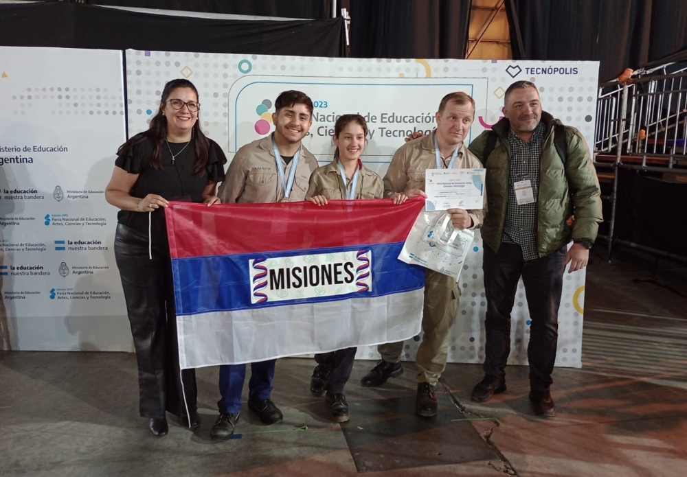 Misiones received five medals at the National Science Fair in Technopolis