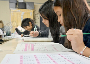 En una jornada marcada por las lluvias, se tomó la prueba Aprender