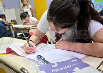 En una jornada marcada por las lluvias, se tomó la prueba Aprender
