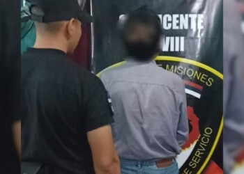 San Vicente: quedó detenido por realizar exhibiciones obscenas