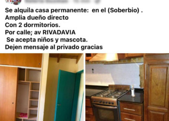 Usaron las fotos de su casa para intentar estafar con alquiler trucho