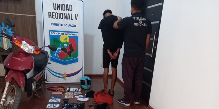 INVESTIGACIÓN. Incautaron elementos que comprometen al único detenido.