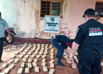 “Motonarco” descartó más de 100 kilos de marihuana en Santa Ana