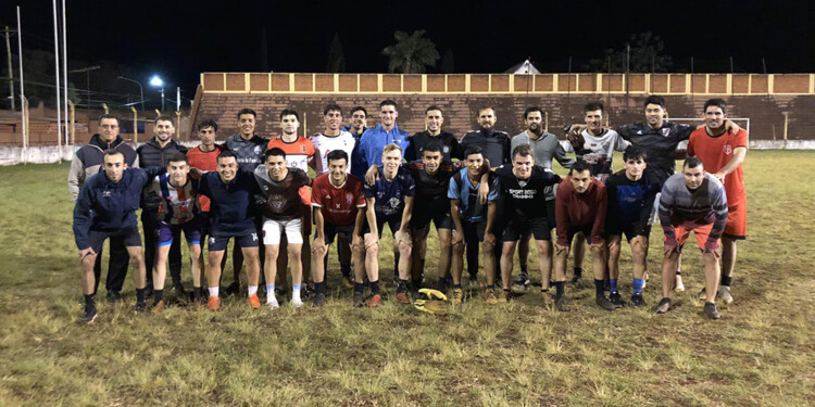 JUNTOS Y A LA PAR. Rosamonte trabaja pensando en el Regional con una base de jugadores que actúan en la Liga local. (Gentileza Club Rosamonte)