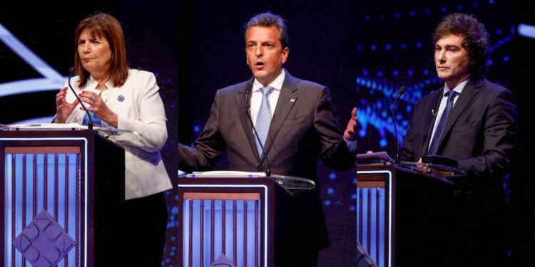 ESCENARIO DE TRES. Para el politólogo, en Argentina va a haber segunda vuelta, debido a la poca diferencia de puntos entre los tres principales candidatos.