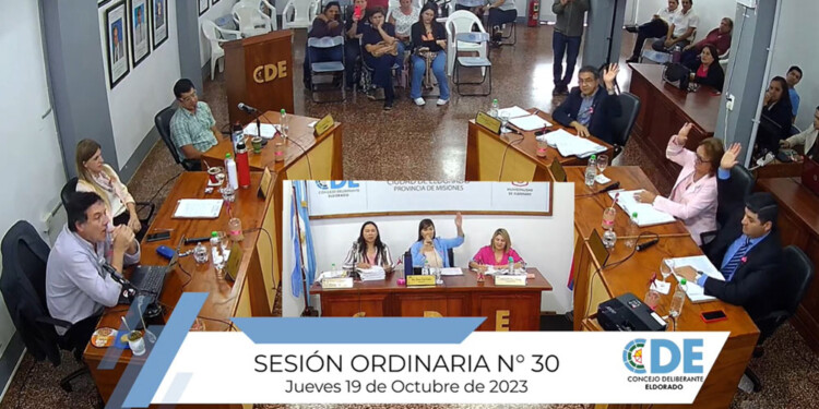 A FAVOR. Los concejales renovadores, Cardozo, Bobadilla, Saenger y Acevedo Leal votaron a favor, mientras que los ediles radicales González y Kurtz, junto a su par del PAyS votaron por la negativa.