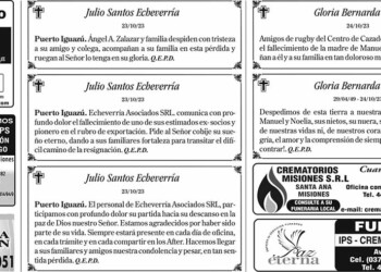 Fúnebres del Miércoles 25 de Octubre de 2023