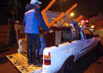 Otra suba del río Uruguay generó la evacuación preventiva de familias