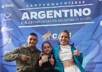 Jiu-Jitsu: Una familia misionera se “vistió de dorado” en el Campeonato Argentino