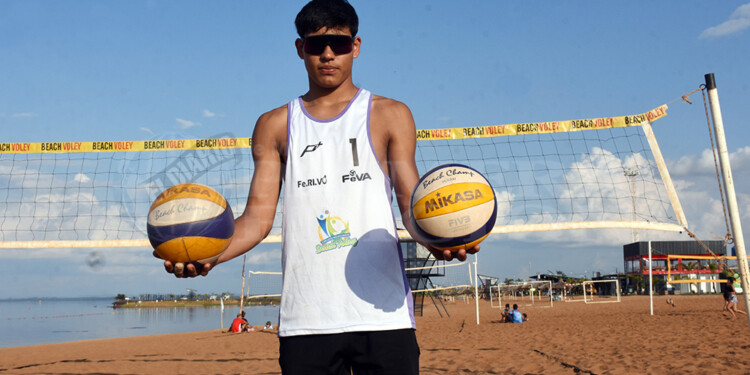 EN ALZA. El misionero surgió de la Escuela Municipal Costa Sur y ahora entrena en el CeNARD de Buenos Aires.