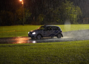 El Kartódromo de Alem era una fiesta, hasta que llegó la tormenta