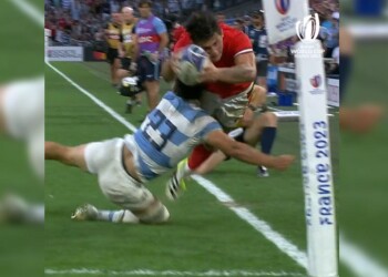 Valió un pase a semis: el increíble tackle salvador de Moroni para que Los Pumas le ganen a Gales