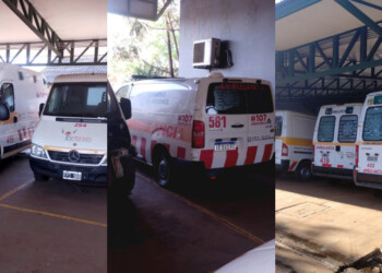 El dramático presente de la Unidad de Traslados: solo funcionan cinco ambulancias “a media máquina”