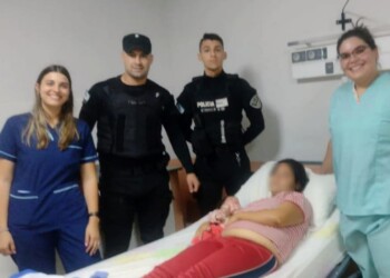 Policías salvaron la vida a una bebé en San Antonio