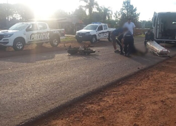 Falleció el motociclista que fue embestido por un brasileño que se dio a la fuga