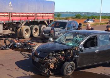 Choque entre conductor alcoholizado y motociclista deja un lesionado en Posadas