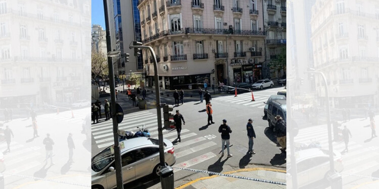 Despliegue de las fuerzas federales en la Embajada de Israel