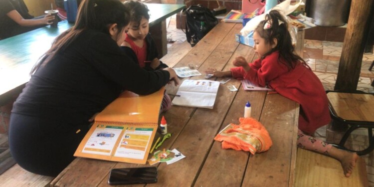 PRUEBA PILOTO. El merendero donde están probando el proyecto es “Ellos no tienen la culpa” de la chacra 159.