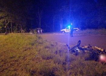 Perdió el control de la moto, se salió de la ruta y murió
