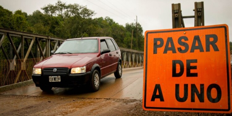 Recuerdan que cuando se rehabilite el paso, sólo podrán circular vehículos livianos