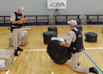 Desbarataron contrabando de neumáticos por valor superior a los 50 millones de pesos