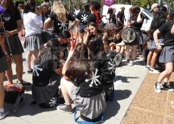 Estudiantina 2023: a todo ritmo se realiza la prueba piloto del Show de Scolas