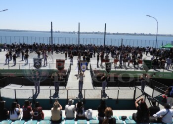 Estudiantina 2023: a todo ritmo se realiza la prueba piloto del Show de Scolas