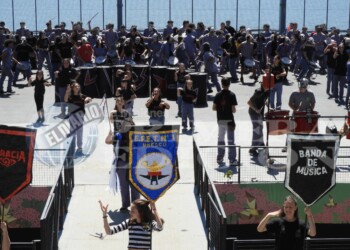 Estudiantina 2023: a todo ritmo se realiza la prueba piloto del Show de Scolas