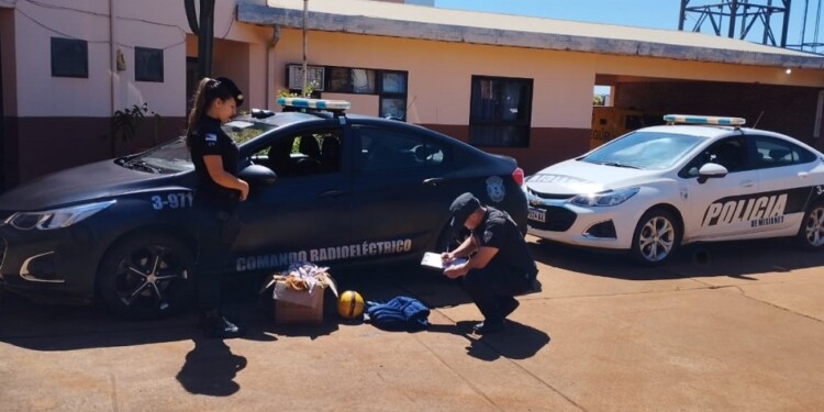 ELEMENTOS INCAUTADOS. La pareja registraría antecedentes similares.