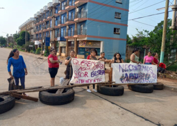 Vecinos del barrio Estepa continúan reclamando por agua potable y amenazan con cortar la ruta