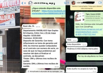 “El dueño no acepta la nueva ley”, respuesta a los inquilinos cuando tienen que firmar