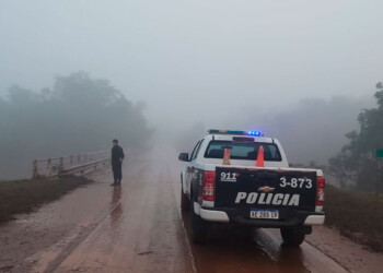 Rehabilitaron el tránsito sobre el puente del Arroyo Ramón