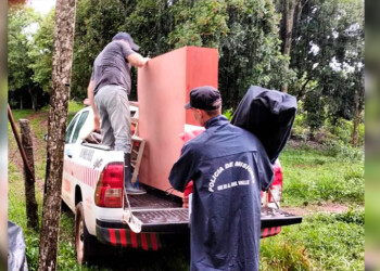 La Policía y otras entidades en conjunto hicieron relevamiento y asistieron a damnificados por el temporal