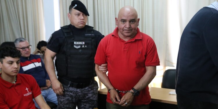 AUDIENCIA. En octubre del año pasado Bóveda fue trasladado a la Unidad Penal de Oberá tras el fallo del tribunal.