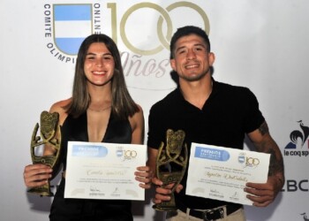 María Paula Pedrozo y Camila Amarilla, reconocidas por el Comité Olímpico Argentino
