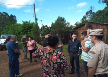 El Soberbio en alerta: el río Uruguay crece 25 centímetros por hora