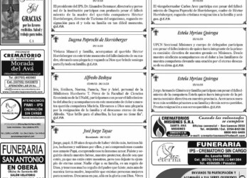 Fúnebres del Martes 28 de Noviembre de 2023