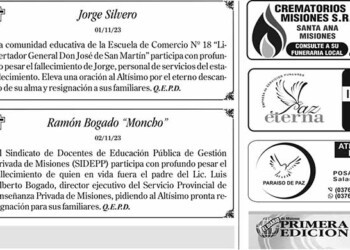 Fúnebres del Viernes 3 de Noviembre de 2023