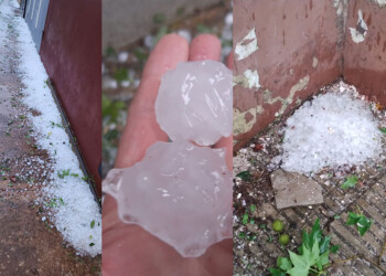 “Hoy tuvimos un fenómeno de caída de piedras, no de granizos”