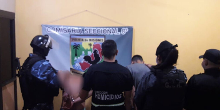 DETENCIÓN. La Dirección Homicidios y personal de la Octava aprehendieron a los hermanos a las pocas horas.