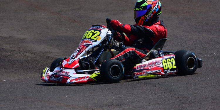 SE ACERCÓ. Julio Da Silva descontó en la lucha por el título de la 4T Estándar. Foto: Prensa FeMAD