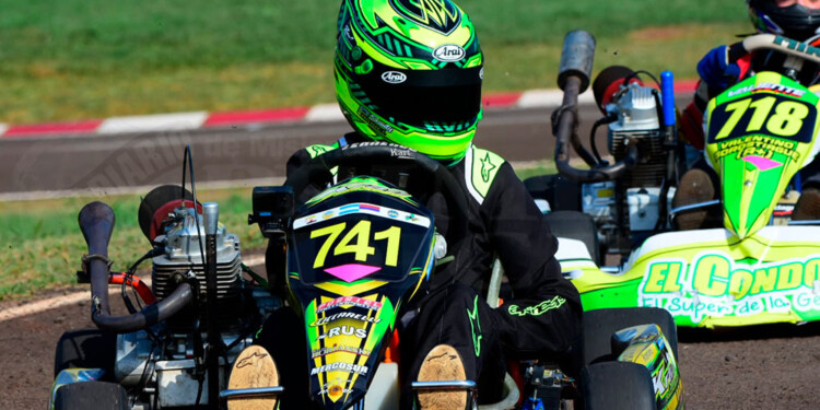 CONFIADO. Santiago Possiel lidera en la categoría 10 HP con una ventaja de tres puntos sobre Santino Dolce.