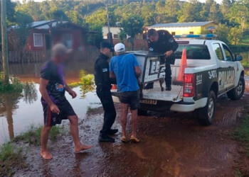 Crecida del río Uruguay: también en Panambí fueron varias las familias evacuadas