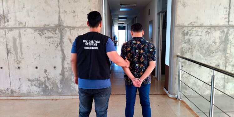 APREHENDIDO. A las 11 se concretó la medida firmada por el juez Monte.