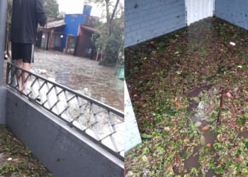 Trabajan a contrarreloj para evitar más inundaciones de calles posadeñas