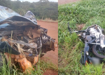 Motociclista falleció en choque con un auto sobre la ruta 14