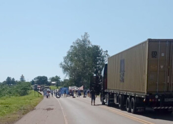 Finalizó el corte de la ruta 14 en Alem