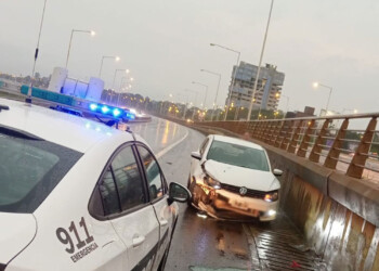 Mujer lesionada tras despiste en en acceso sur de Posadas
