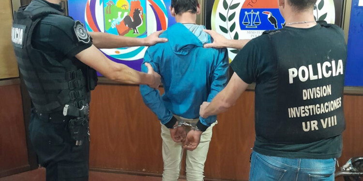 WALTER ESPOSADO. El joven acarrea como sospechoso una extensa lista de delitos contra la propiedad en San Vicente.